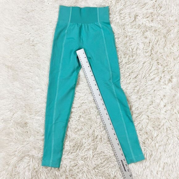 Gymshark Ultra Seamless Leggings Spearmint Green Size Small - Picture 3 of 6